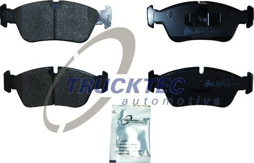 Trucktec Automotive 08.35.047 - Kit de plaquettes de frein, frein à disque cwaw.fr