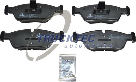 Trucktec Automotive 08.35.006 - Kit de plaquettes de frein, frein à disque cwaw.fr