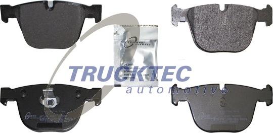 Trucktec Automotive 08.35.202 - Kit de plaquettes de frein, frein à disque cwaw.fr