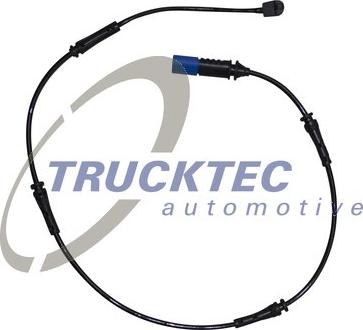 Trucktec Automotive 08.35.286 - Contact d'avertissement, usure des plaquettes de frein cwaw.fr