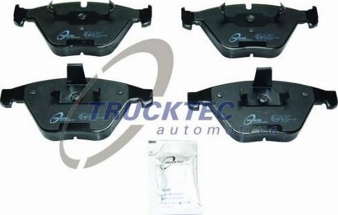 Trucktec Automotive 08.35.225 - Kit de plaquettes de frein, frein à disque cwaw.fr