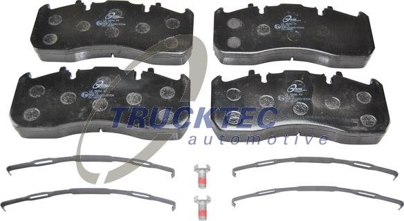 Trucktec Automotive 03.35.040 - Kit de plaquettes de frein, frein à disque cwaw.fr