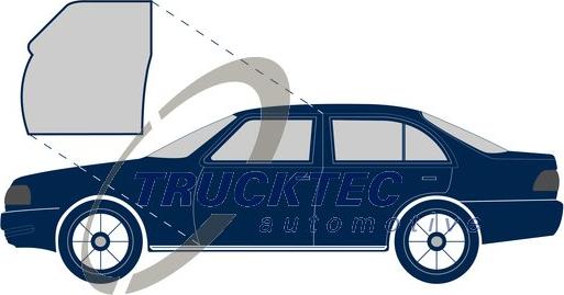 Trucktec Automotive 02.53.037 - Joint d'étanchéité de porte cwaw.fr