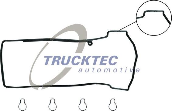 Trucktec Automotive 02.10.119 - Jeu de joints d'étanchéité, couvercle de culasse cwaw.fr