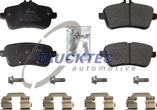 Trucktec Automotive 02.35.496 - Kit de plaquettes de frein, frein à disque cwaw.fr