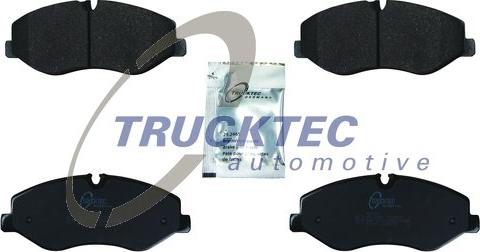 Trucktec Automotive 02.35.497 - Kit de plaquettes de frein, frein à disque cwaw.fr