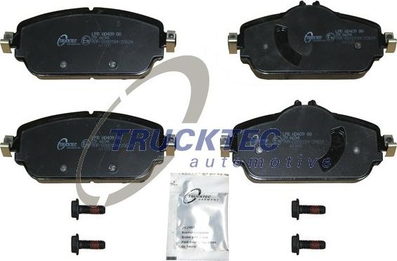 Trucktec Automotive 02.35.466 - Kit de plaquettes de frein, frein à disque cwaw.fr