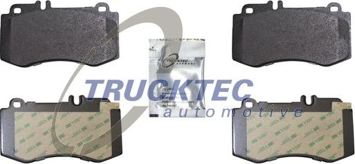 Trucktec Automotive 02.35.481 - Kit de plaquettes de frein, frein à disque cwaw.fr