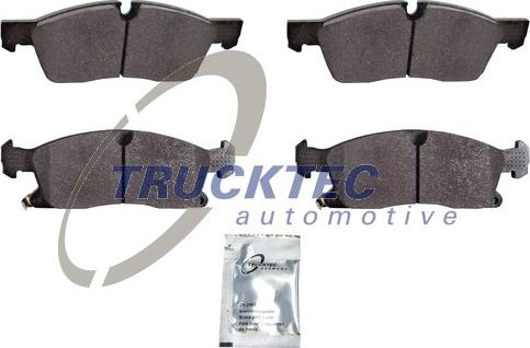 Trucktec Automotive 02.35.436 - Kit de plaquettes de frein, frein à disque cwaw.fr