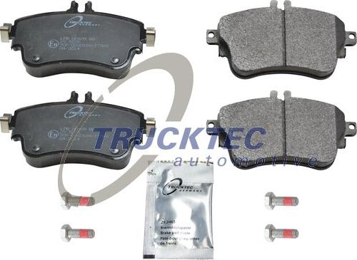 Trucktec Automotive 02.35.431 - Kit de plaquettes de frein, frein à disque cwaw.fr