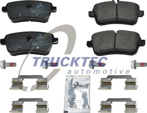 Trucktec Automotive 02.35.437 - Kit de plaquettes de frein, frein à disque cwaw.fr