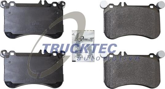 Trucktec Automotive 02.35.565 - Kit de plaquettes de frein, frein à disque cwaw.fr