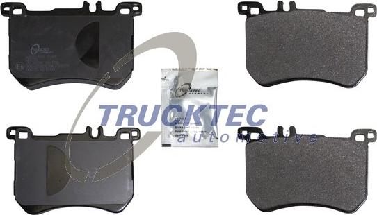 Trucktec Automotive 02.35.562 - Kit de plaquettes de frein, frein à disque cwaw.fr