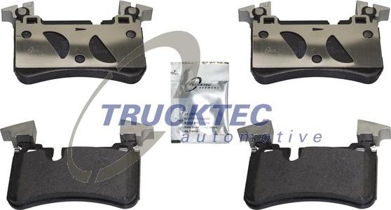 Trucktec Automotive 02.35.500 - Kit de plaquettes de frein, frein à disque cwaw.fr