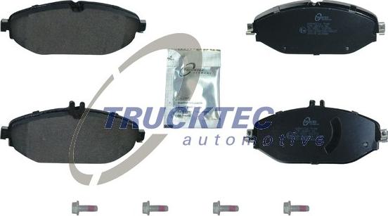 Trucktec Automotive 02.35.516 - Kit de plaquettes de frein, frein à disque cwaw.fr