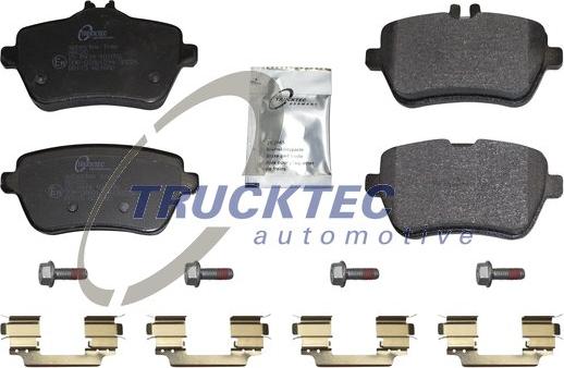 Trucktec Automotive 02.35.510 - Kit de plaquettes de frein, frein à disque cwaw.fr