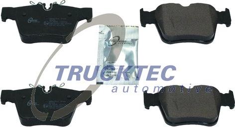 Trucktec Automotive 02.35.518 - Kit de plaquettes de frein, frein à disque cwaw.fr