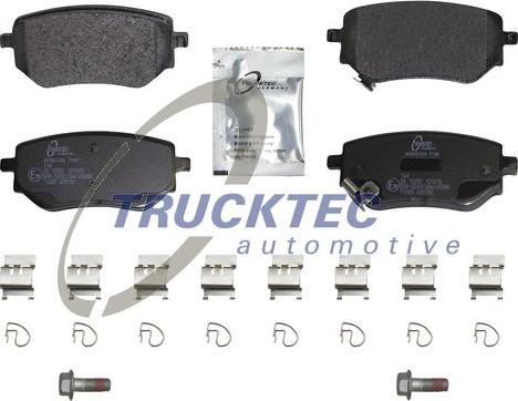 Trucktec Automotive 02.35.633 - Kit de plaquettes de frein, frein à disque cwaw.fr