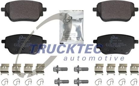 Trucktec Automotive 02.35.626 - Kit de plaquettes de frein, frein à disque cwaw.fr