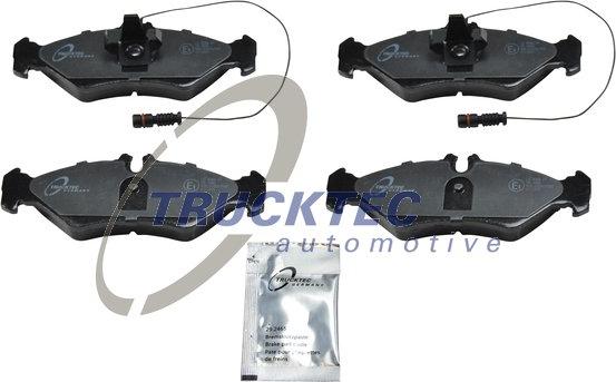 Trucktec Automotive 02.35.084 - Kit de plaquettes de frein, frein à disque cwaw.fr