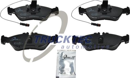 Trucktec Automotive 02.35.085 - Kit de plaquettes de frein, frein à disque cwaw.fr