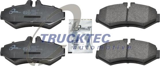 Trucktec Automotive 02.35.086 - Kit de plaquettes de frein, frein à disque cwaw.fr