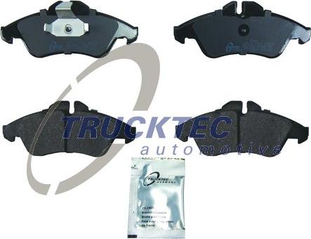 Trucktec Automotive 02.35.082 - Kit de plaquettes de frein, frein à disque cwaw.fr