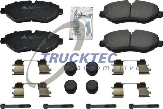 Trucktec Automotive 02.35.196 - Kit de plaquettes de frein, frein à disque cwaw.fr