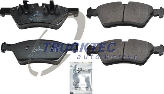 Trucktec Automotive 02.35.198 - Kit de plaquettes de frein, frein à disque cwaw.fr