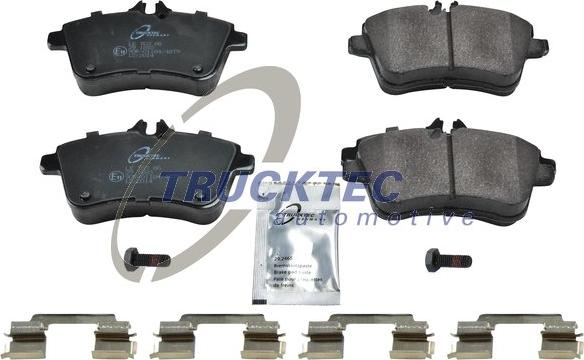 Trucktec Automotive 02.35.149 - Kit de plaquettes de frein, frein à disque cwaw.fr