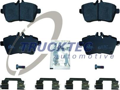 Trucktec Automotive 02.35.148 - Kit de plaquettes de frein, frein à disque cwaw.fr