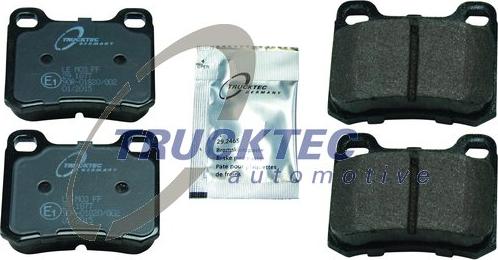 Trucktec Automotive 02.35.143 - Kit de plaquettes de frein, frein à disque cwaw.fr