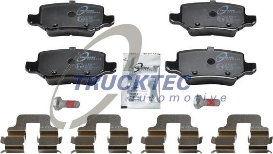 Trucktec Automotive 02.35.147 - Kit de plaquettes de frein, frein à disque cwaw.fr