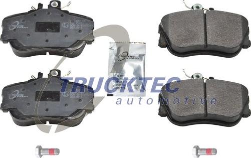 Trucktec Automotive 02.35.104 - Kit de plaquettes de frein, frein à disque cwaw.fr