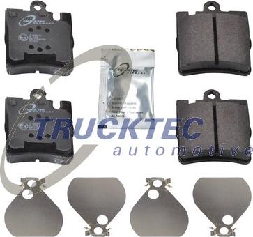 Trucktec Automotive 02.35.106 - Kit de plaquettes de frein, frein à disque cwaw.fr