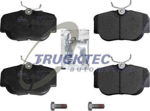 Trucktec Automotive 02.35.101 - Kit de plaquettes de frein, frein à disque cwaw.fr