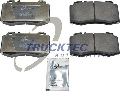 Trucktec Automotive 02.35.116 - Kit de plaquettes de frein, frein à disque cwaw.fr