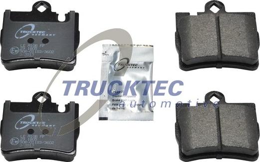 Trucktec Automotive 02.35.110 - Kit de plaquettes de frein, frein à disque cwaw.fr