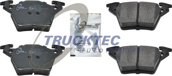 Trucktec Automotive 02.35.118 - Kit de plaquettes de frein, frein à disque cwaw.fr