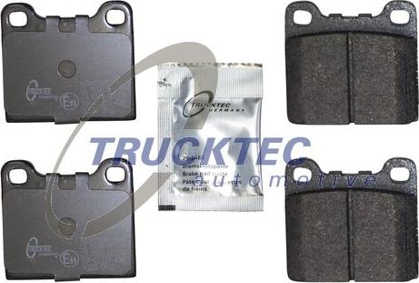 Trucktec Automotive 02.35.131 - Kit de plaquettes de frein, frein à disque cwaw.fr