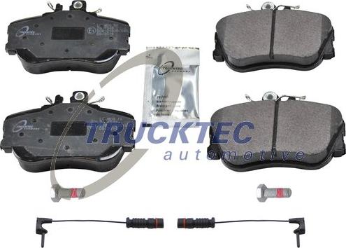 Trucktec Automotive 02.35.128 - Kit de plaquettes de frein, frein à disque cwaw.fr