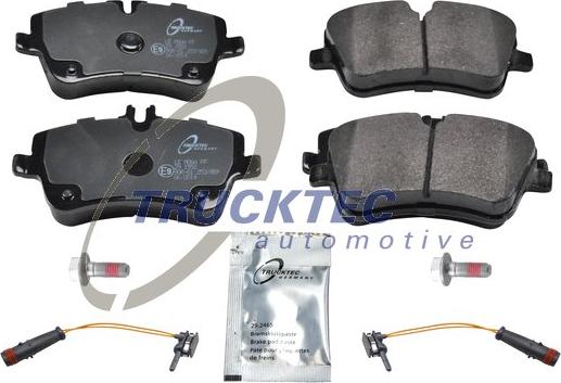 Trucktec Automotive 02.35.127 - Kit de plaquettes de frein, frein à disque cwaw.fr