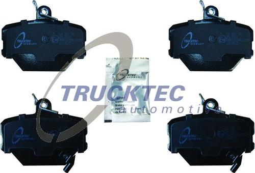 Trucktec Automotive 02.35.246 - Kit de plaquettes de frein, frein à disque cwaw.fr