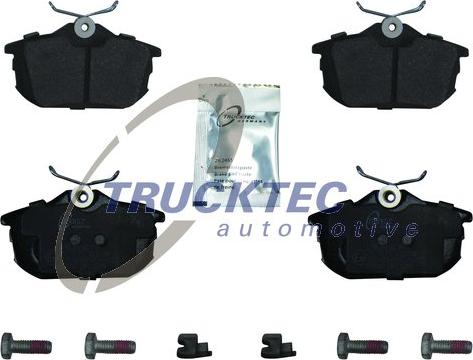 Trucktec Automotive 02.35.248 - Kit de plaquettes de frein, frein à disque cwaw.fr