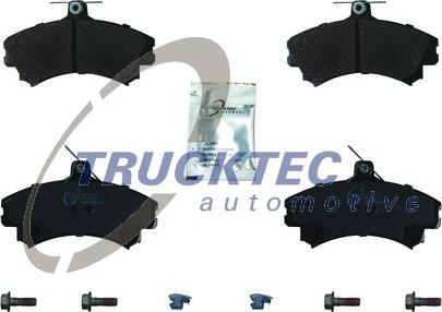 Trucktec Automotive 02.35.247 - Kit de plaquettes de frein, frein à disque cwaw.fr