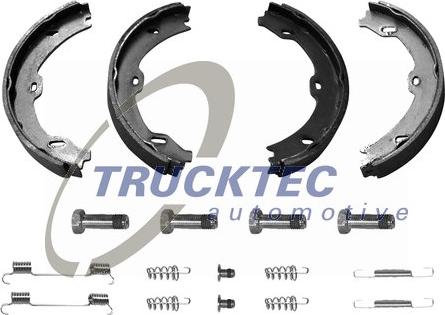 Trucktec Automotive 02.35.206 - Jeu de mâchoires de frein, frein de stationnement cwaw.fr