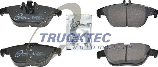 Trucktec Automotive 02.35.234 - Kit de plaquettes de frein, frein à disque cwaw.fr