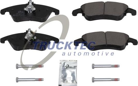 Trucktec Automotive 02.35.233 - Kit de plaquettes de frein, frein à disque cwaw.fr