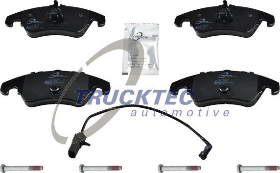 Trucktec Automotive 07.35.190 - Kit de plaquettes de frein, frein à disque cwaw.fr