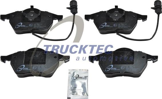 Trucktec Automotive 07.35.109 - Kit de plaquettes de frein, frein à disque cwaw.fr